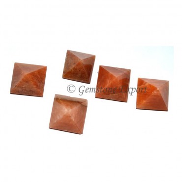 Peach Aventurine Small Pyramids