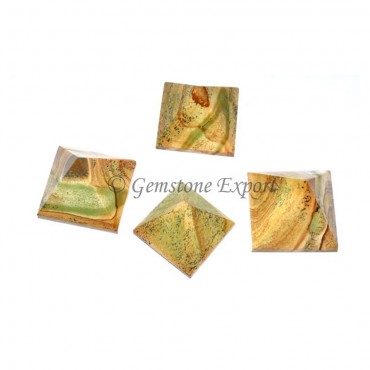 Ocean Jasper Small Pyramids