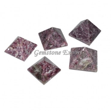 Lepidolite Small Pyramids