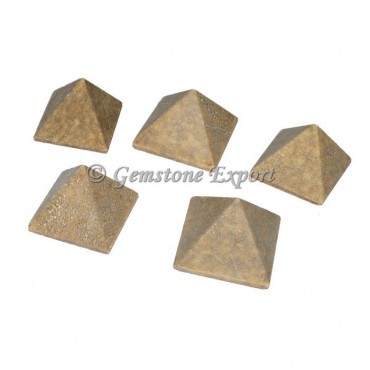 Yellow Jade Small Pyramids