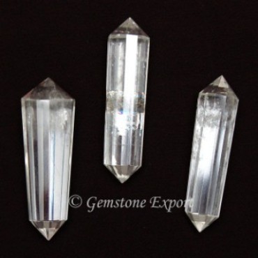 Crystal Quartz Double Terminated Pencil point