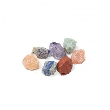 Seven Chakra Rough Chunk Tumbled