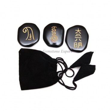 Black Agate Reiki Master Set