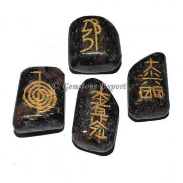 Ruby Agate Usai Reiki Tumbled Set