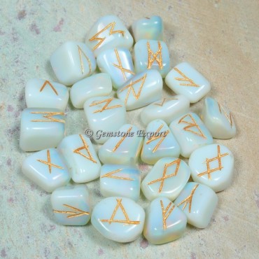 Opalite Rune Divination Set