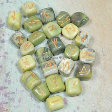 Serpentine Rune Divination Set