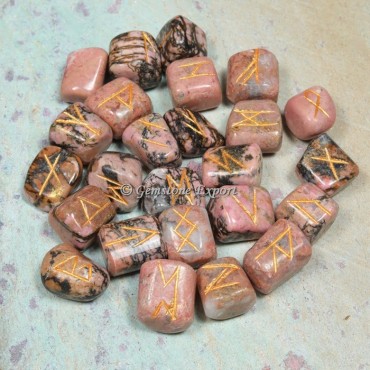 Rhodonite Rune Divination Set