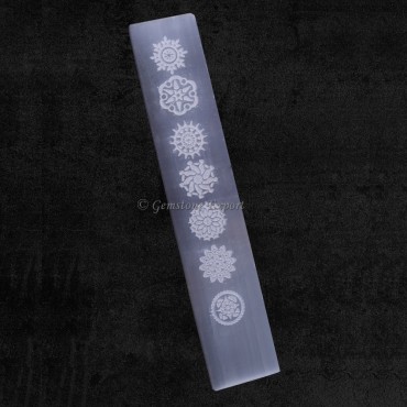 Selenite Sacral Chakra Wands