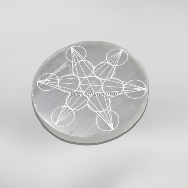 Geometry Metraton Selenite Charging Plate