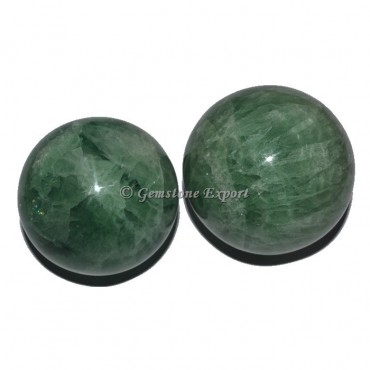 Green Fluorite Sphere