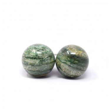 Green Mica Spheres