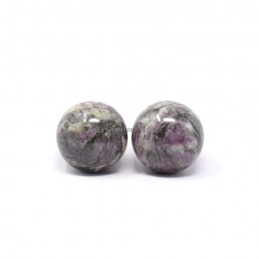 Ruby Feldspar Spheres