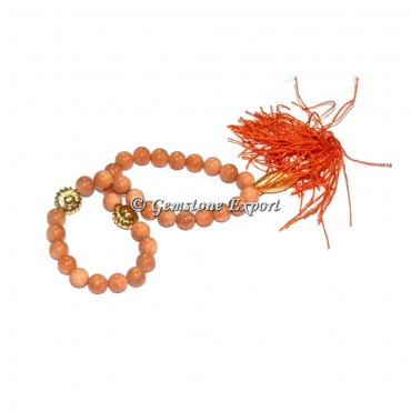 Peach Aventueine 33 Beads Tasbih