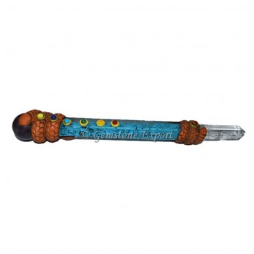 Orgone Turquoise Tibetan Healing Wand