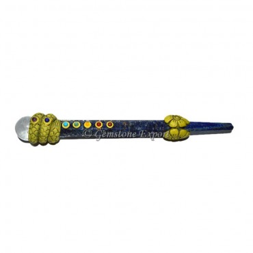 Lapis lazuli Orgone Tibetan Healing Wand