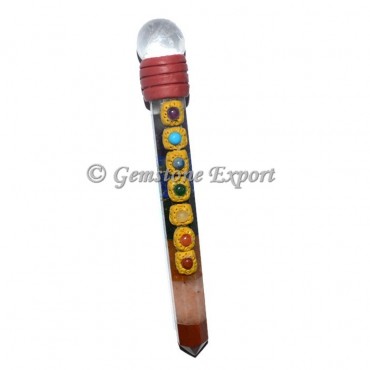 Seven Chakra Bonded Tibetan Healing Wand