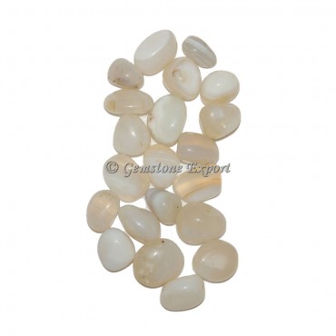 White Onyx Tumbled Stones