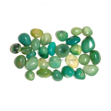 Green Onyx Tumbled Stones