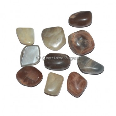 Moonstone tumbled stones