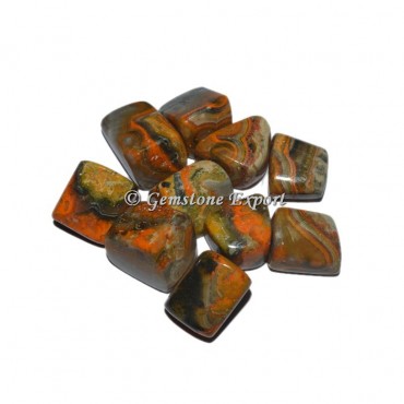 Bumble bee Jasper Agate Tumbled