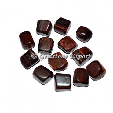 Red Tiger Eye Tumbled Stone