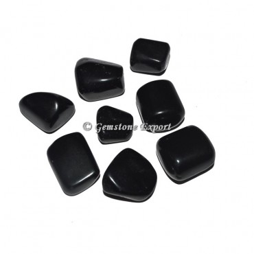 Black Obsidian Tumbled Stones