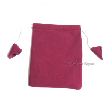 Maroon Velvet Gift Bag.