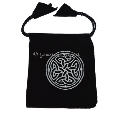 Celtic Round Printed Pouch