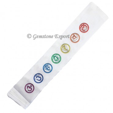 Seven Chakra Symbol Long Pouch - 6