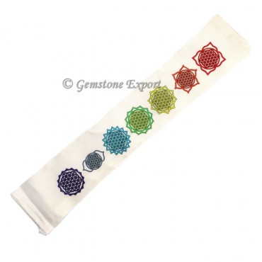 Seven Chakra Symbol Long Pouch - 8