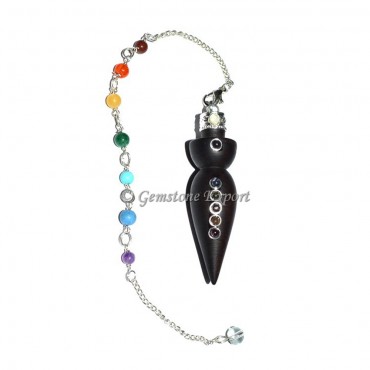 Rosewood Seven Chakra Pendulum