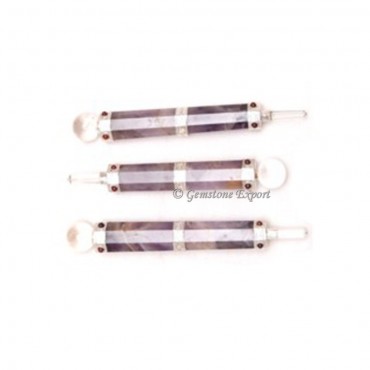 Amethyst Healing Wands With Garnet