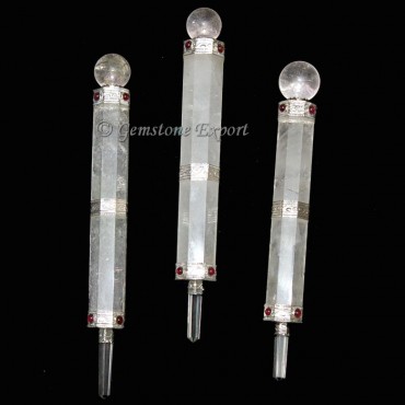 Crystal Quartz Healing Wands