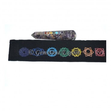 Chakra Wand With Chakra Pouch