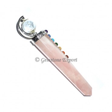 Rose Quartz With Chakra Healing Wand