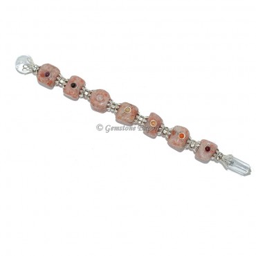 Sunstone Seven Chakra Tumbled Healing Wands