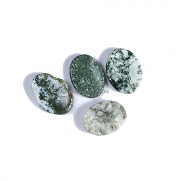 Tree Agate Worry Stone