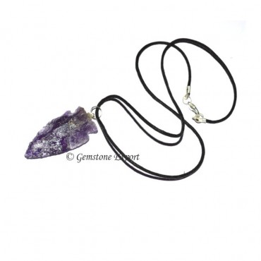 Amethyst Arrowheads Necklace