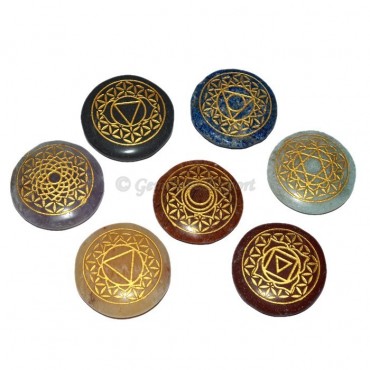 Flower Of Life Seven Chakra Set